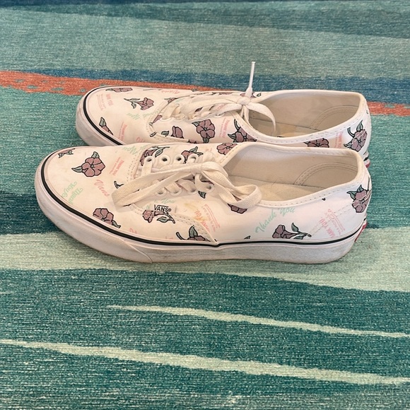 Thank you and rose print VANS - Picture 2 of 6
